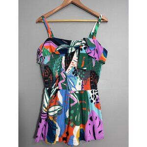 Parker Weslyn Tropical Romper NWOT Small